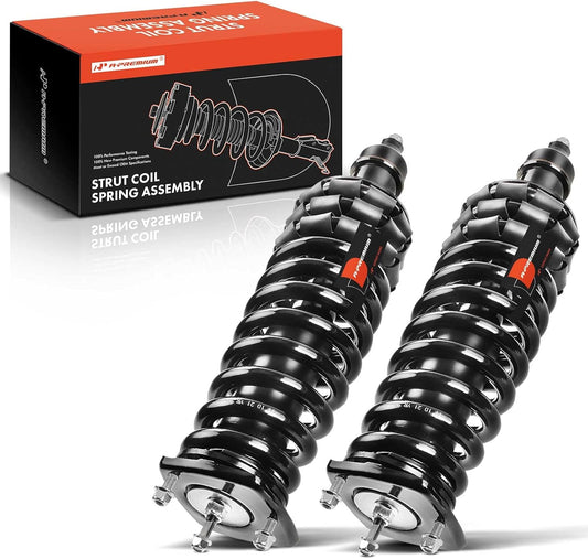A-Premium Rear Complete Strut & Coil Spring Assembly Compatible with Mercedes-Benz ML320 1998-2003, ML350 2003-2005, ML430 1999-2000/2001, ML500 2002-2005, 2-PC Set