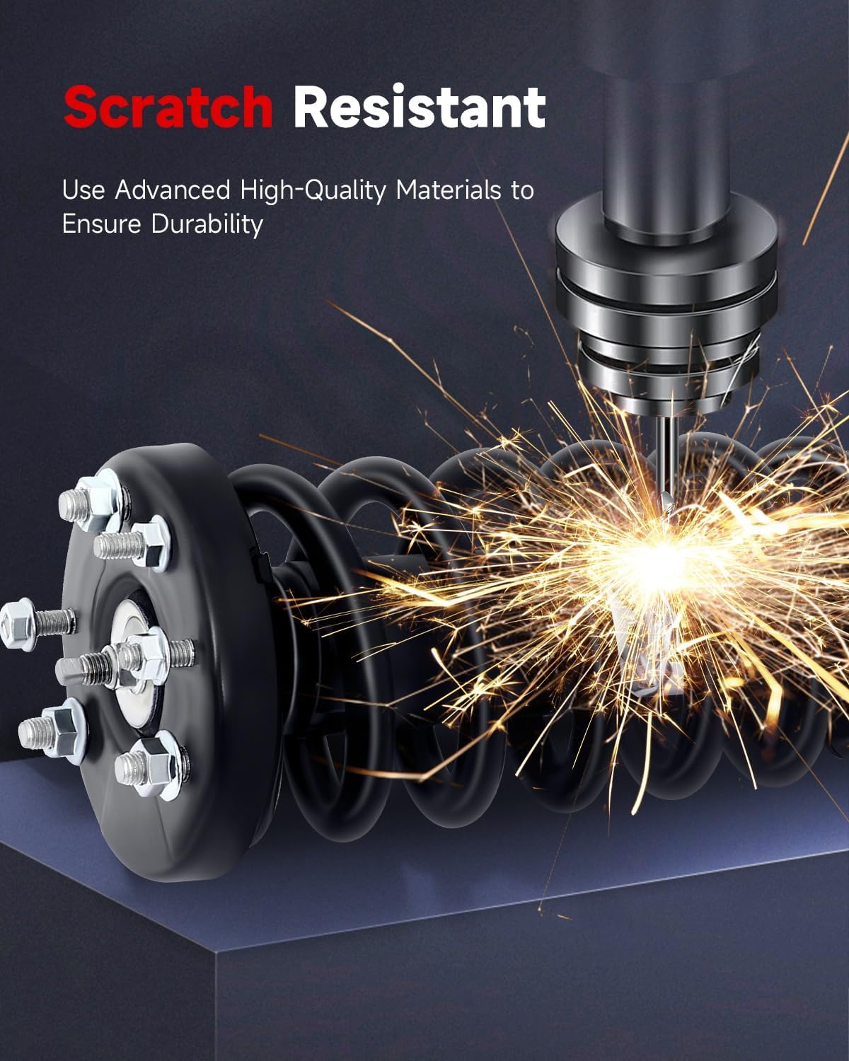 cciyu Struts Spring Assembly Struts Complete for 2008-2012 for Honda for Accord Struts Shocks for 172562R 172562L Front Struts FWD