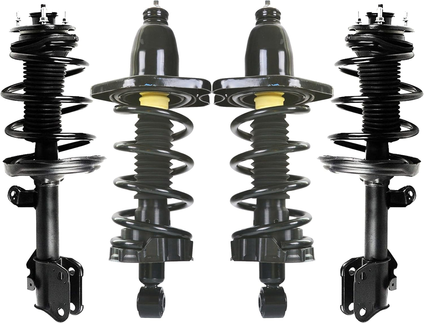 Shoxtec Full Set Complete Strut Assembly Replacement for 2006-2014 Honda Ridgeline 4WD Only Coil Spring Shock Absorber Repl. part no. 1331634 172398L 172398R