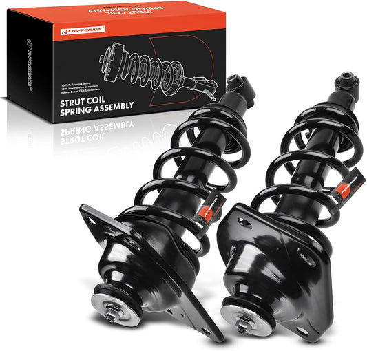 A-Premium Rear Complete Strut & Coil Spring Assembly Compatible with Chevrolet Camaro 2011 2012 2013 2014 2015, 3.6L, 2-PC Set