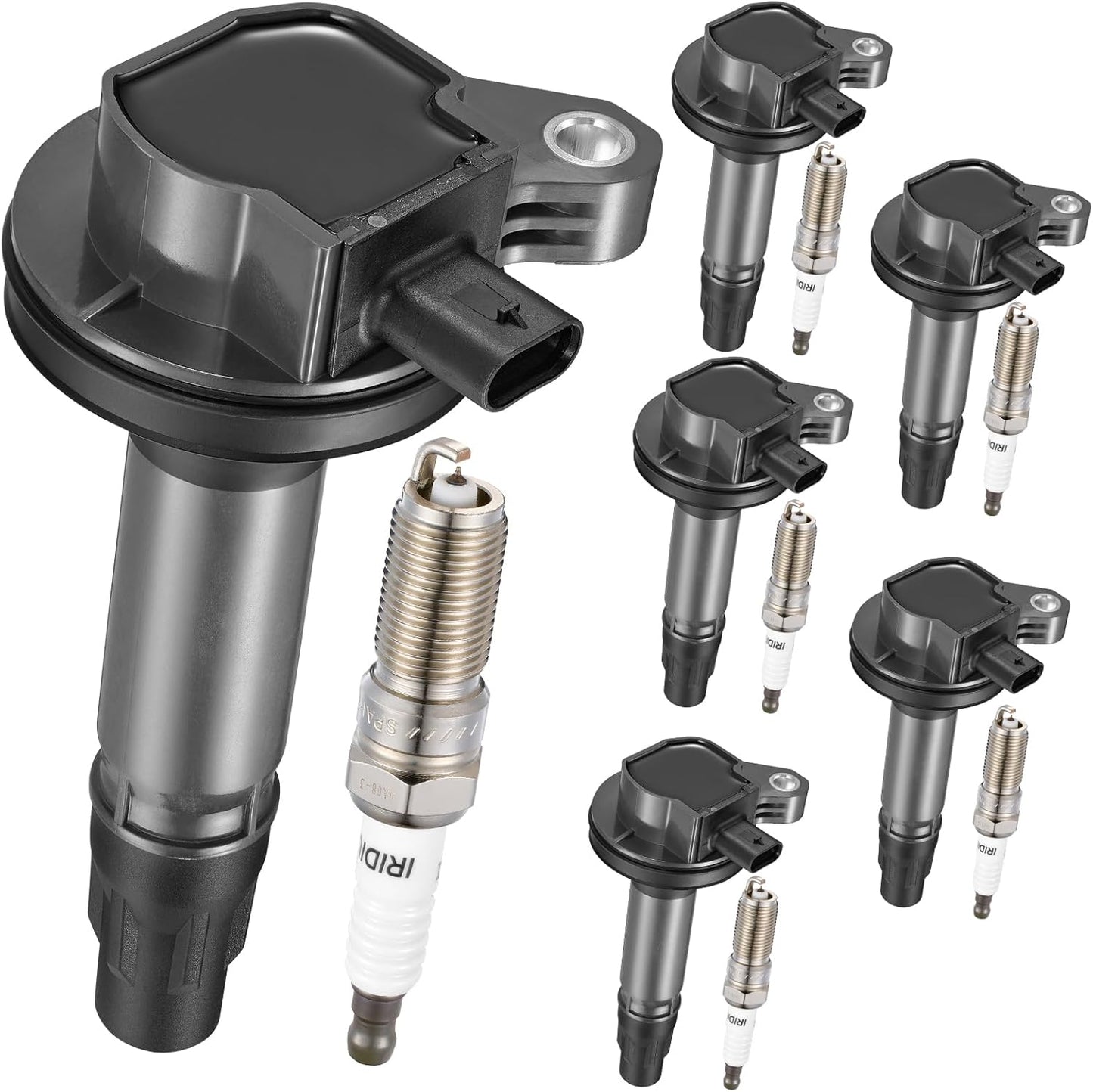 7-Pack UF835 Ignition Coils Compatible with Ford F-150 2018-2021/Mustang 2018-2020 5.0L V8 - Replaces for DG565, 5C2272, JR3Z12029A