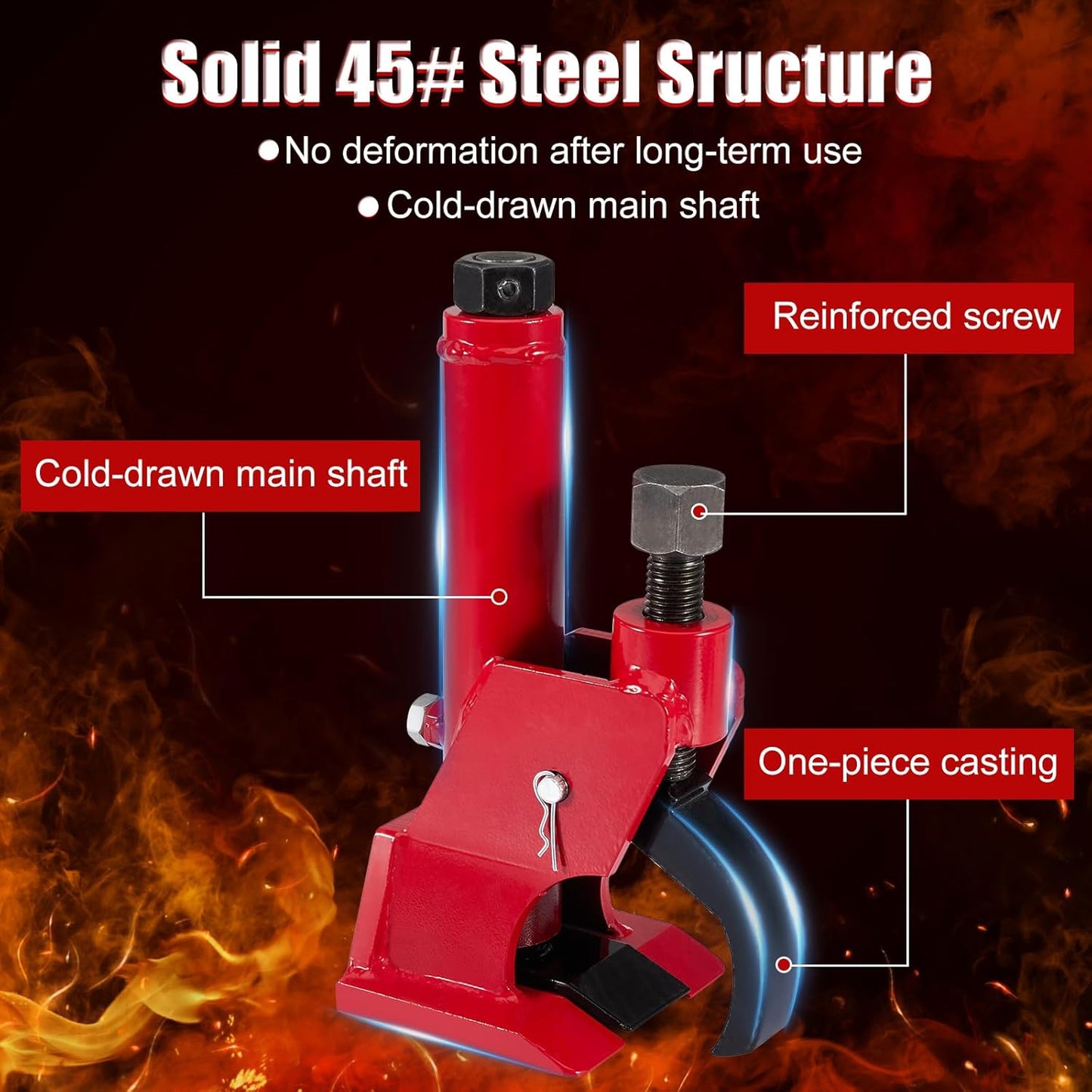 CarBole Manual Tire Bead Breaker, 38"-42" Tires Changer Tool, Protect Aluminum Alloy Hubs, Easy-Operated Tire Repair Tool for ATVs/UTVs, Tractors, Trucks, Cars, Heavy Duty Tires