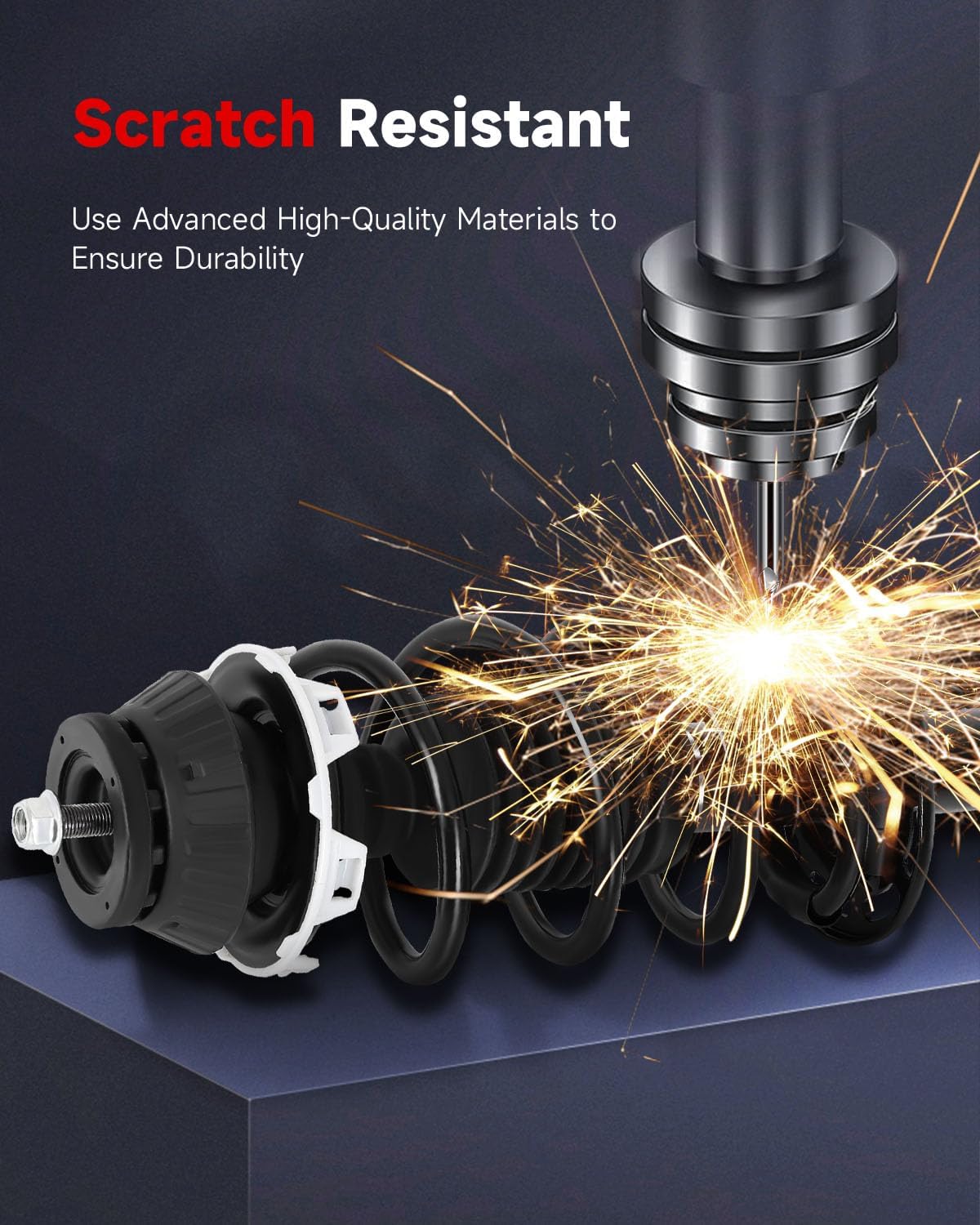 cciyu Front Complete Struts shock and Struts Fits for Honda Fit 2006 2007 2008 11411 11412 Quick Struts Assembly -2PCS