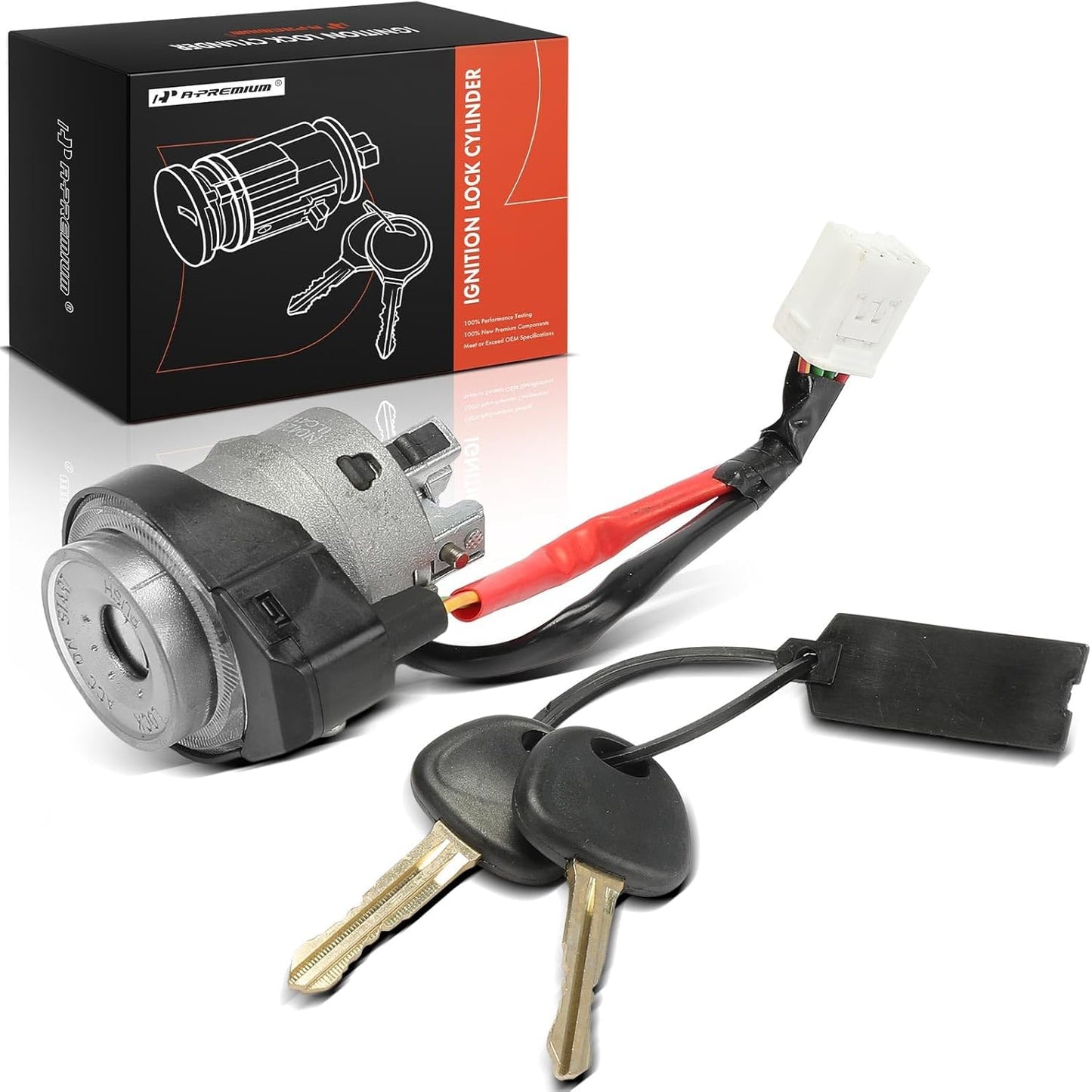 A-Premium Ignition Lock Cylinder with 2 keys Compatible with Kia Vehicles - Optima 2009