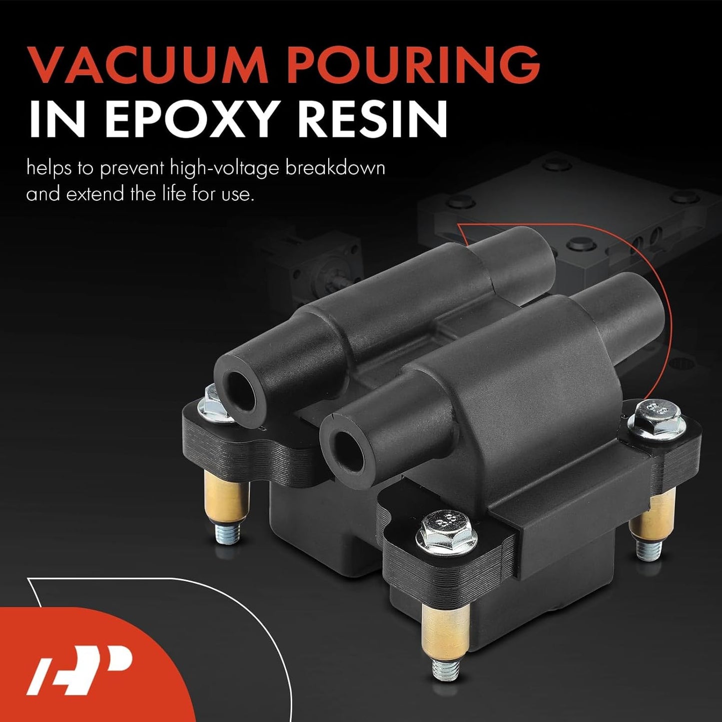 A-Premium Engine Ignition Coil Packs Compatible with Subaru Forester Impreza 2005-2010 Legacy Outback 2005-2009 Saab 9-2X 2005-2006 H4 2.5L