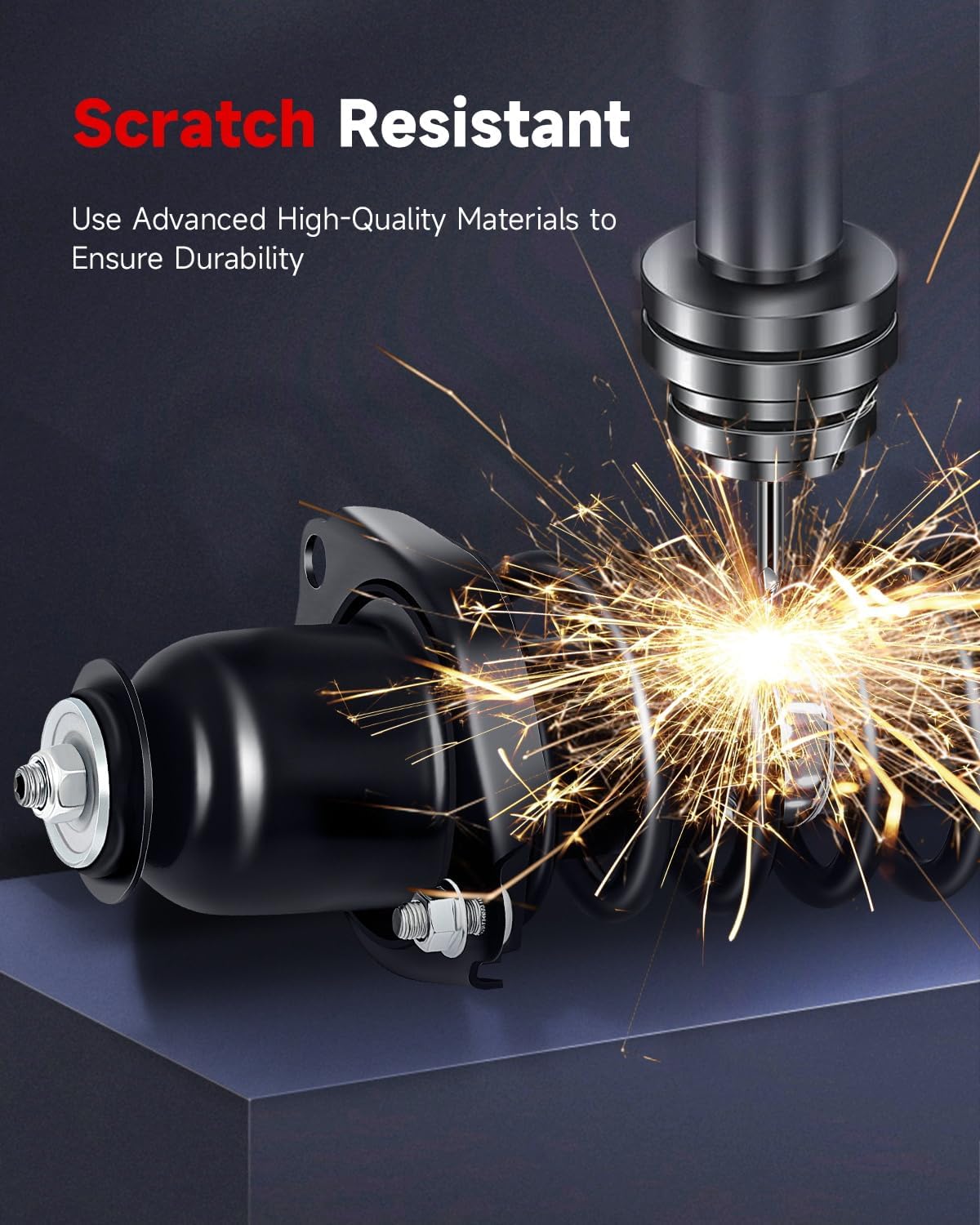 cciyu Struts Spring Assembly for 2014-2019 Toyota Corolla, Rear Struts, 172991L 172991R