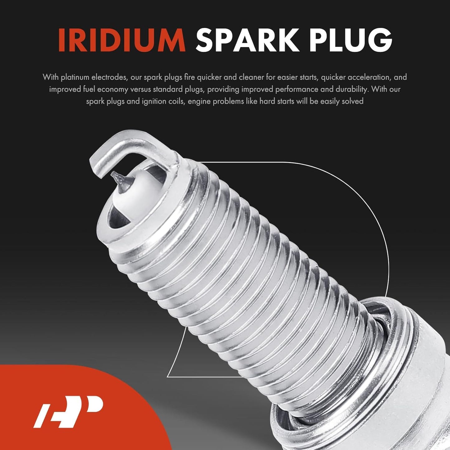 A-Premium Set of 6 Ignition Coil Pack and Iridium Spark Plugs Compatible with Kia Sedona 2018-2020, Telluride 2020-2023, Cadenza 2016-2020, Sorento 2018-2020 & Hyundai Palisade & Genesis G80