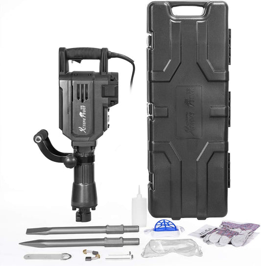 XtremepowerUS 2800Watt Heavy Duty Electric Demolition Jack Hammer Concrete Breaker Punch Construction