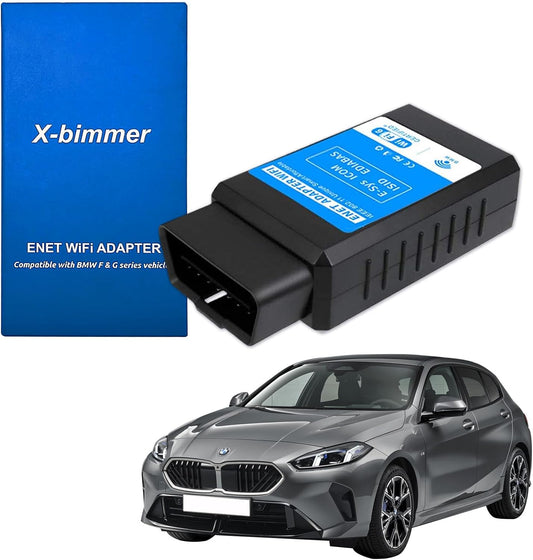 Bootmod3 OBD WiFi Adapter for BMW F/G/I Series,Enet WiFi Adapter Compatible with BimmerCode,Bimmerlink,Bimmergeeks,MHD,Ethernet to OBD2 Diagnostic&Coding Tool,Work with iOS,Android,Windows