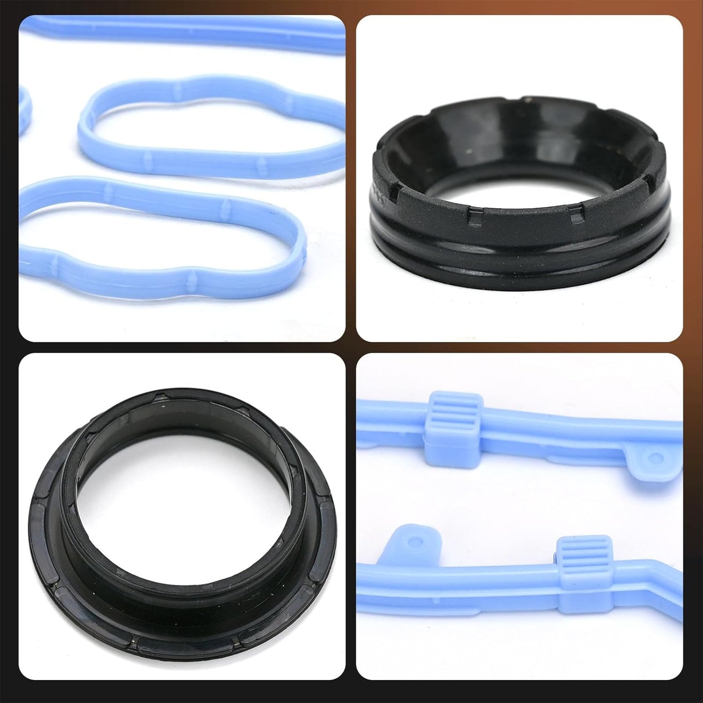 3.6L Valve Cover Intake Manifold Gasket Set Replacement for Jeep Dodge Chrysler 200 300 Wrangler Cherokee Challenger Charger Durango Journey Ram ProMaster 1500 2500 3.6 V6 2011-2022 5184596AE VS50805R