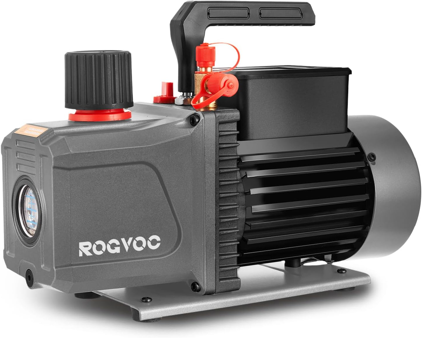 3.5 CFM Vacuum Pump, 110V 1/4 HP Single Stage Rotary Vane Air Vacuum Pump for HVAC/AUTO, AC Refrigerant Recharging, Applicable to R12 R22 R134a R410a
