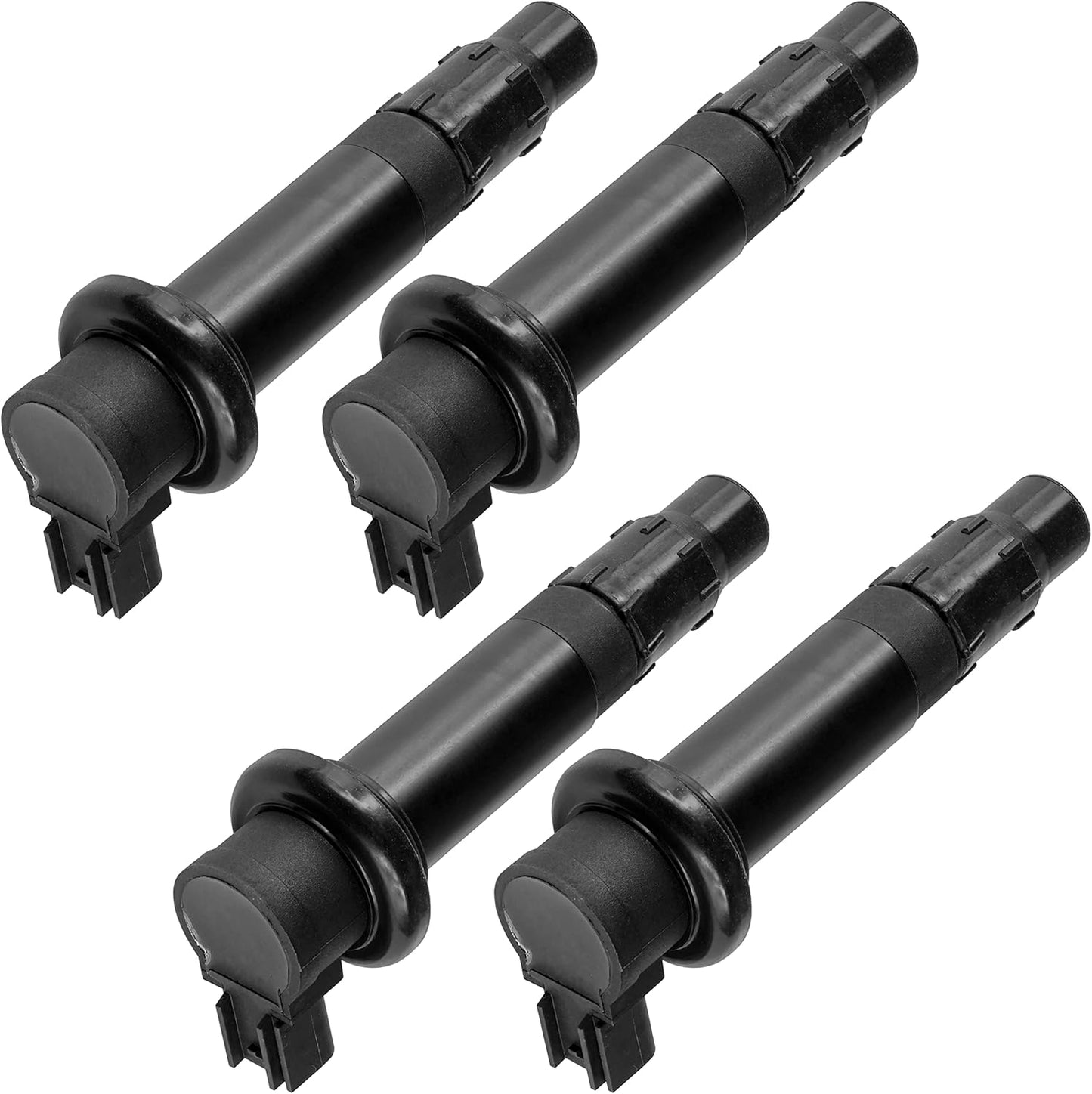Caltric 4 Ignition Coil Compatible with Yamaha 13S-82310-00-00 YZF-R6 YZFR6 2008 2009 2010 2011 2012 2013 2014 2015 2016