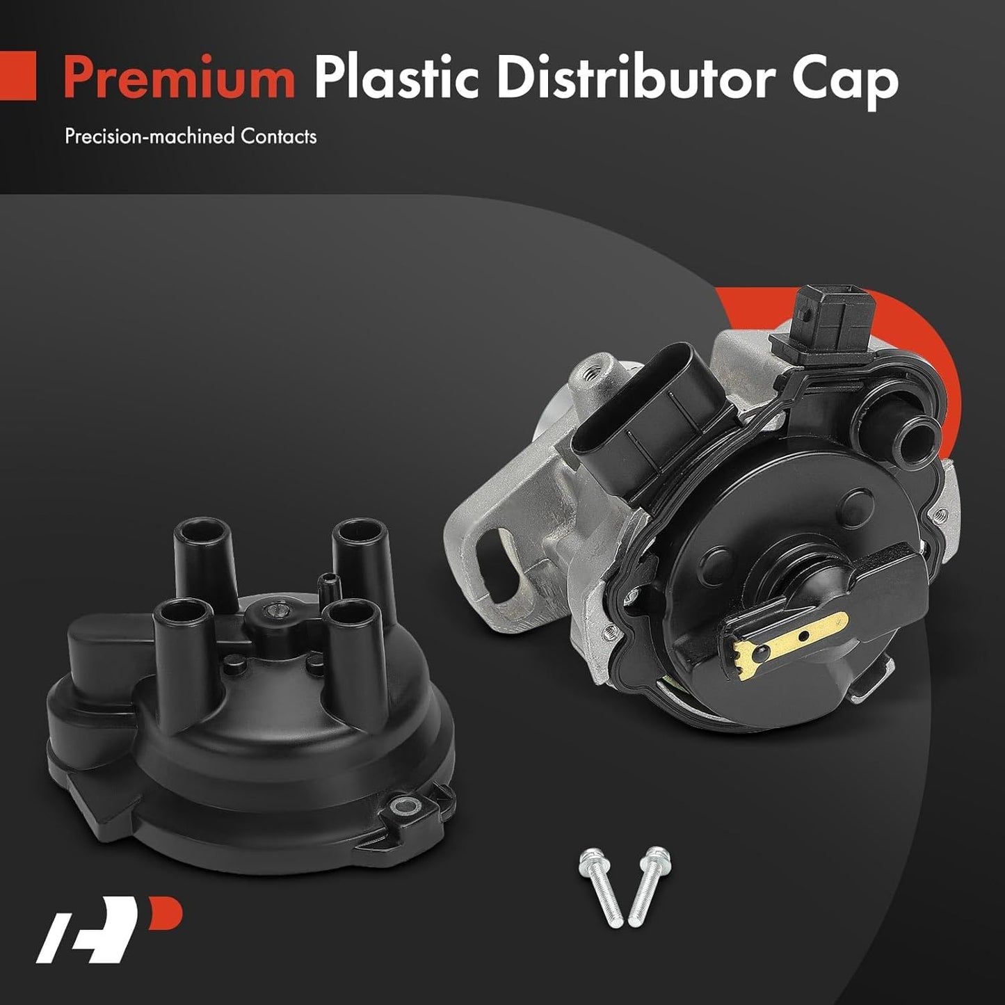 A-Premium Ignition Distributor with Cap and Rotor Compatible with Mitsubishi Mirage 1993-1996, Expo LRV 1992-1994 & Dodge Colt 1992-1994 & Eagle Summit 1992-1996 & Plymouth Colt 1992-1994, 1.8L