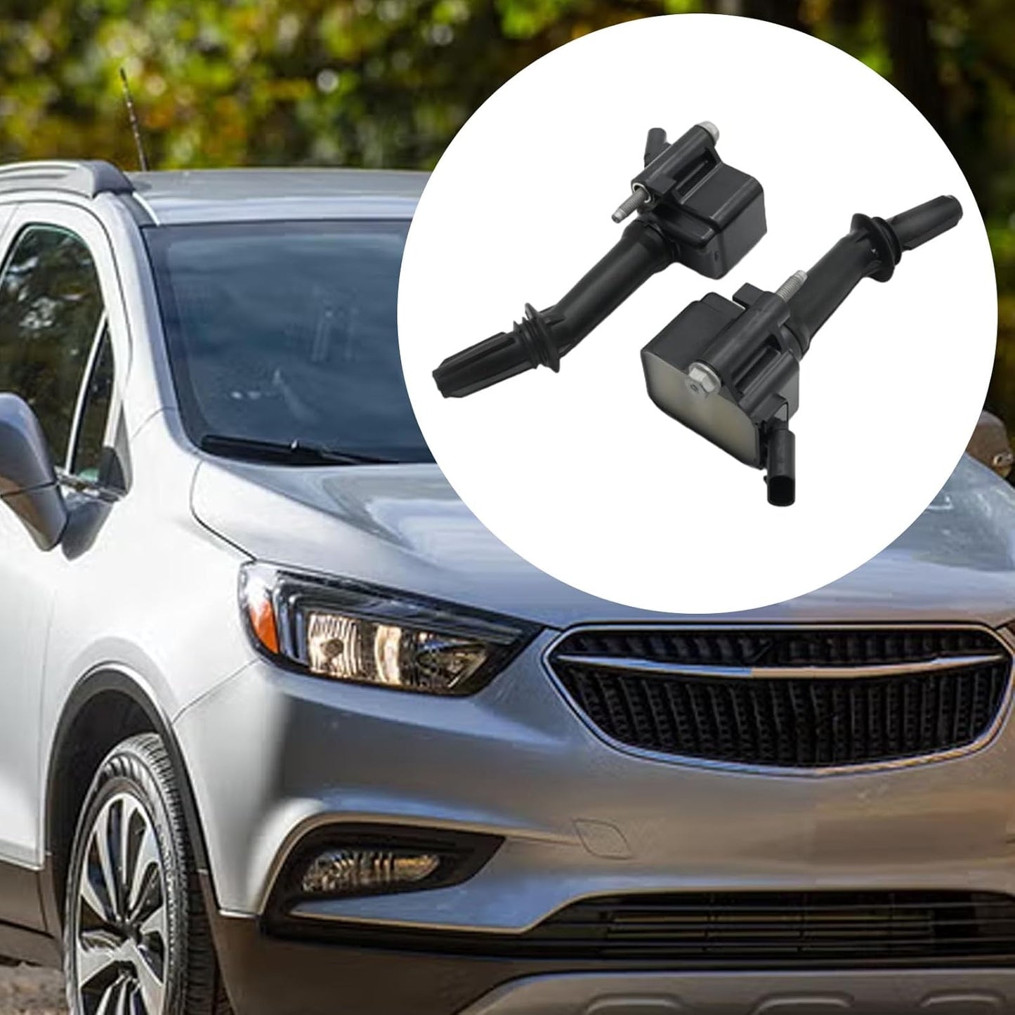 Set of 4 UF802 Ignition Coil Pack Replacement for Chevy Equinox/Malibu/Cruze/Volt 2016-2019, Buick Encore, GMC Terrain 1.4L 1.5L 1.6L | Replaces 12635672 12670053 5C2095 (Black)