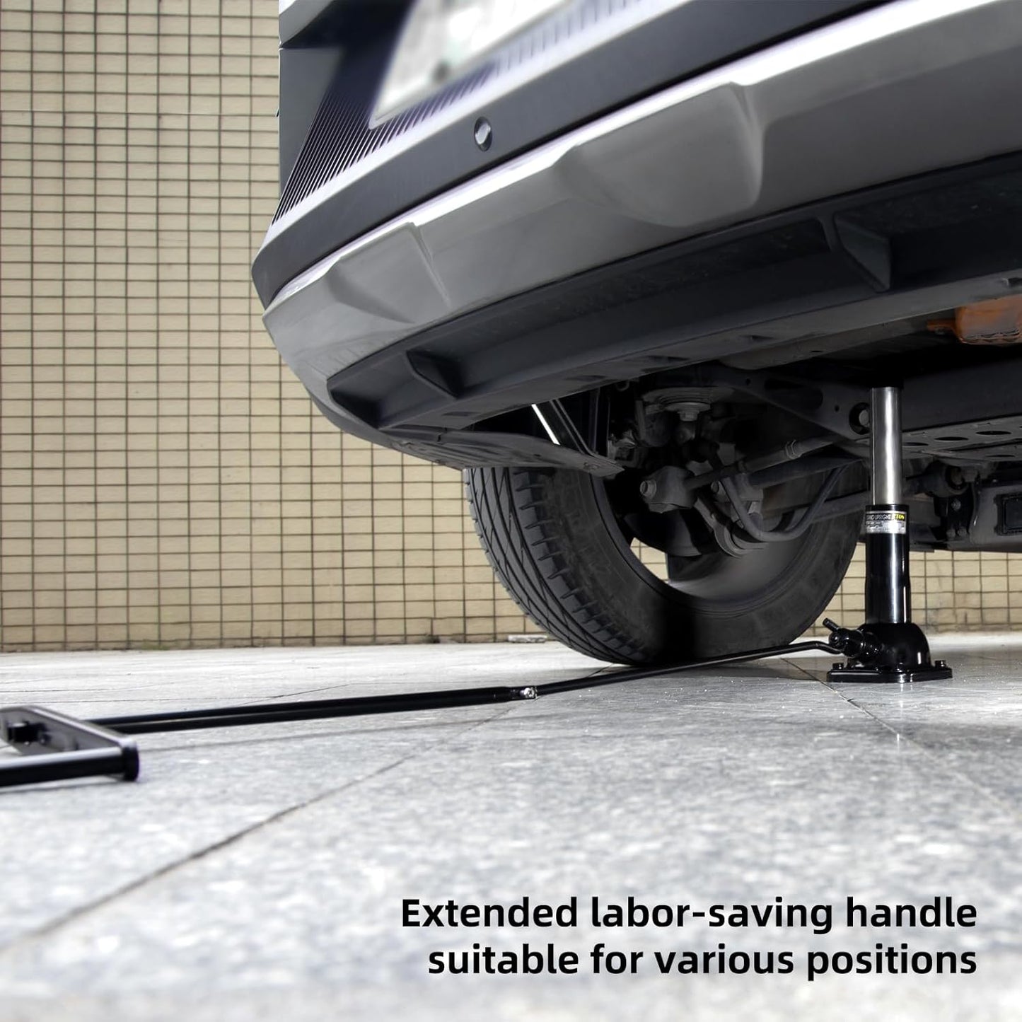 Car Jack 2 Ton and Jack Stand in One, 4000 lb Capacity, Off-Road Use (8.16" - 19.09") tire Jack fit Ford F150 Chevy Silverado Doge Ram Toyota Land Cruiser Prado