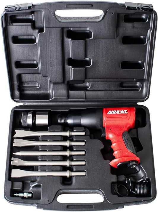 AIRCAT Pneumatic Tools 5100-A: .401-Inch Shank Composite Medium Stroke Air Hammer 3,000 BPM - Kit