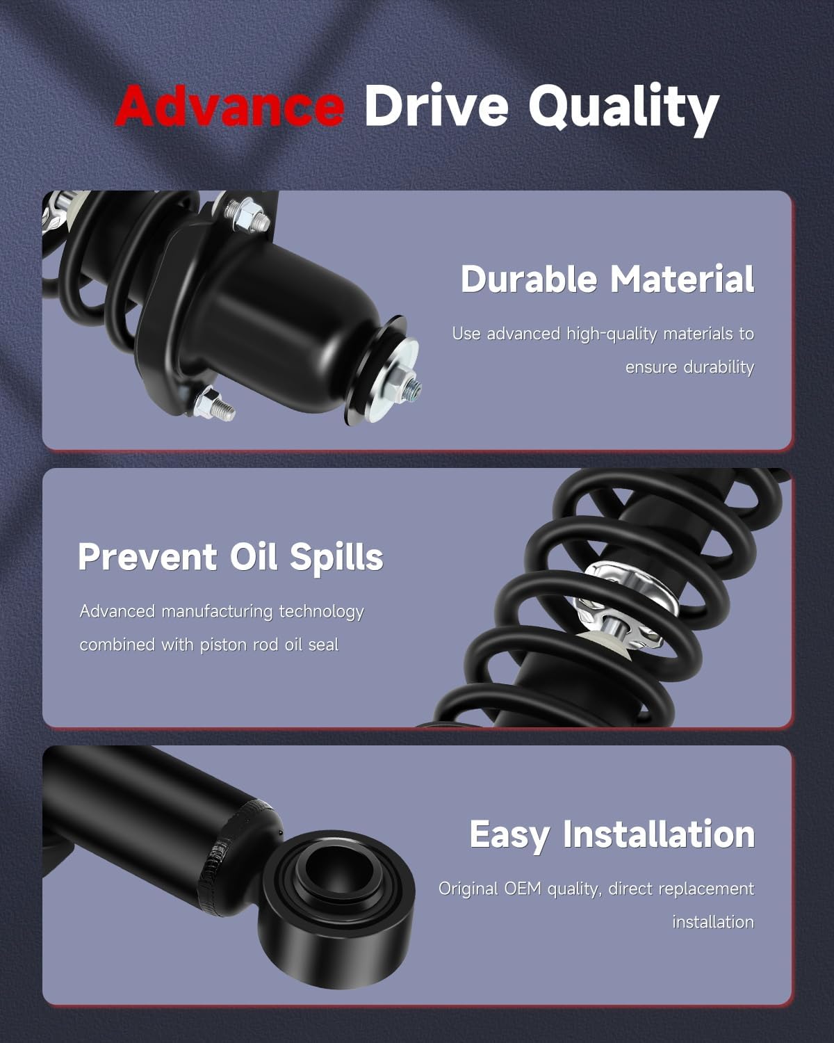 cciyu Struts Spring Assembly Struts Complete for 2003-2008 for Pontiac Vibe,2003-2008 for Toyota Corolla,2003-2008 for Toyota Matrix Struts Shocks for 171373L 171373R Rear Struts FWD