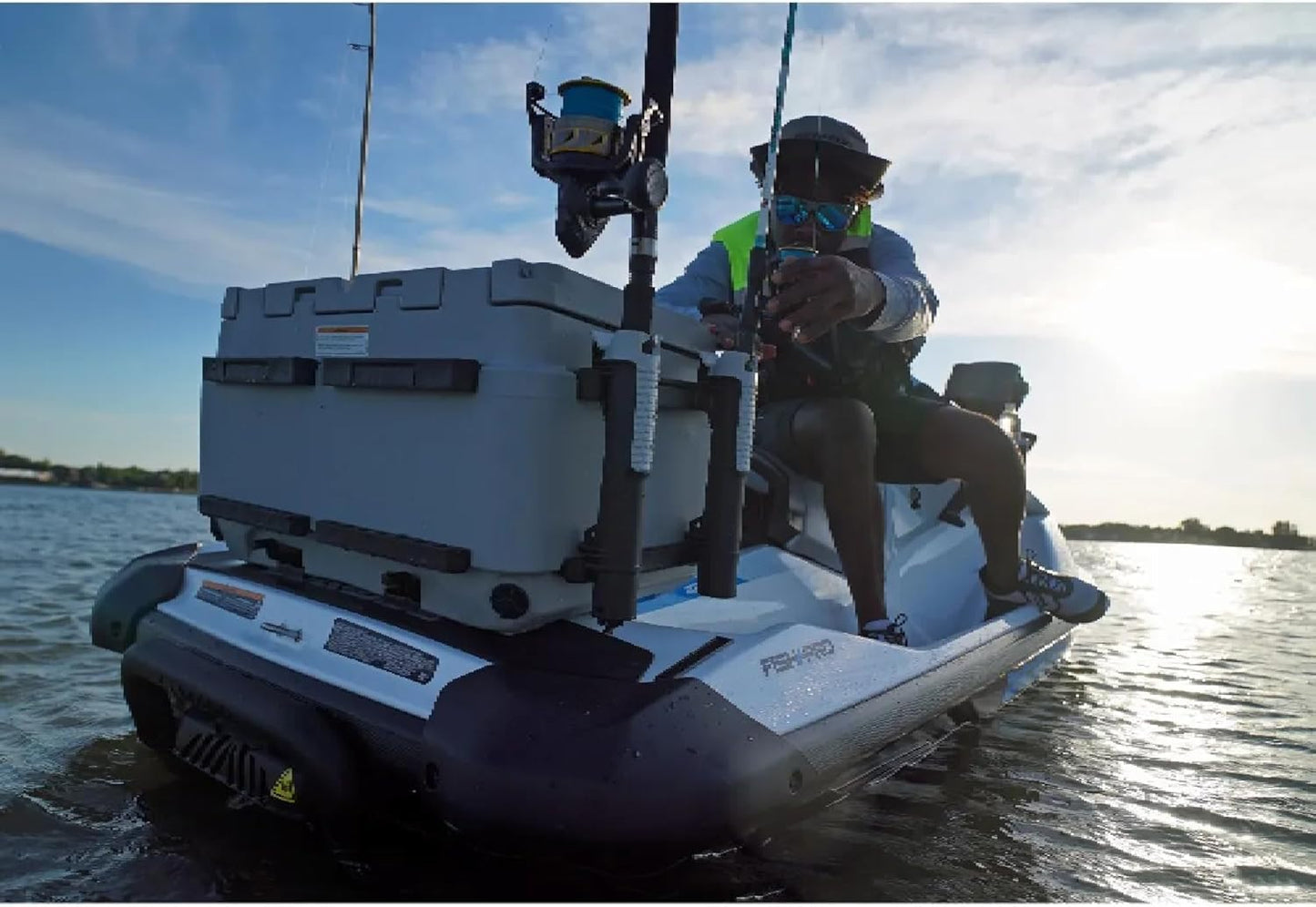 Sea-Doo New OEM, LinQ Fishing Rod Holder for LinQ 13.5 Gallon Cooler, 295100795