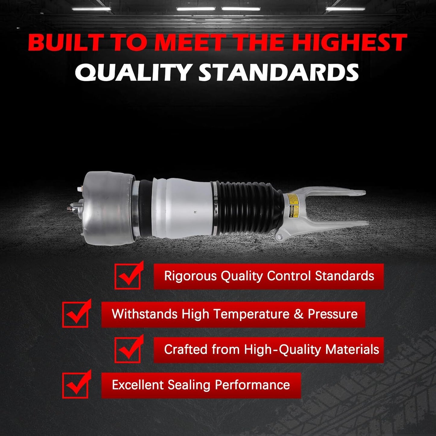 2pcs Front Air Suspension Shock Struts Compatible with Porsche Panamera 2010-2013 3.0L 3.6L 4.8L Replaces 97034305207