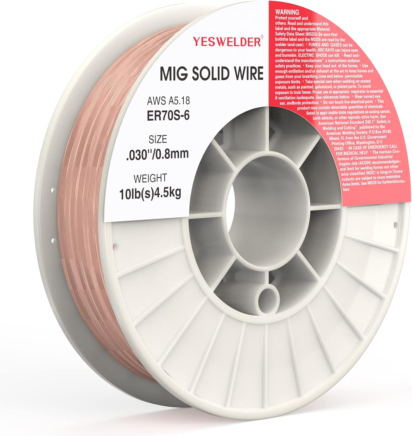 YESWELDER ER70S-6 Carbon Steel Mig Solid Wire .030-Inch10-Pound 2-Packs Welding Wire