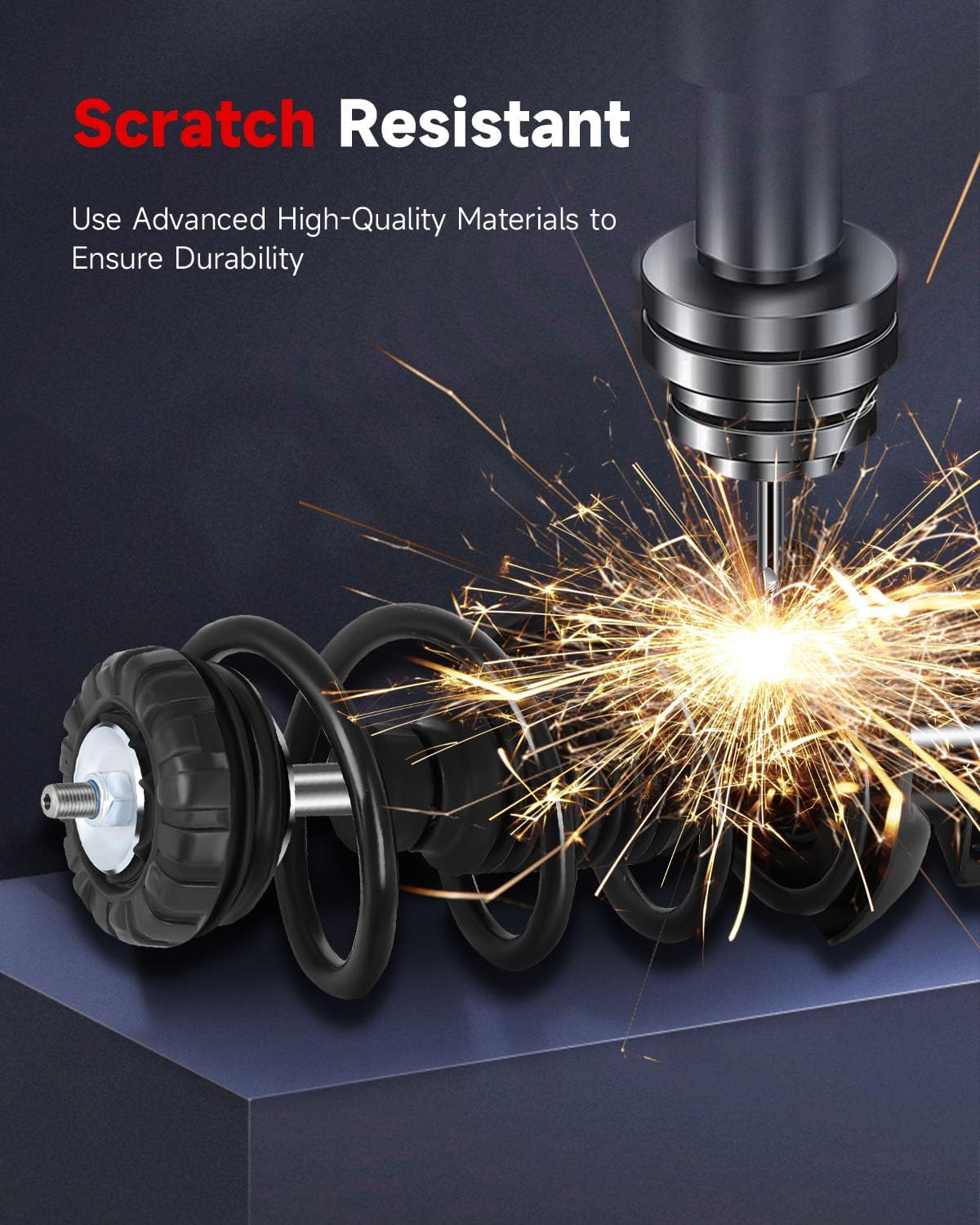 cciyu Front Complete Struts shock and Struts Fits for 2010 2011 2012 2013 2014 2015 2016 for Cadillac SRX 172909 Quick Struts Assembly -2PCS