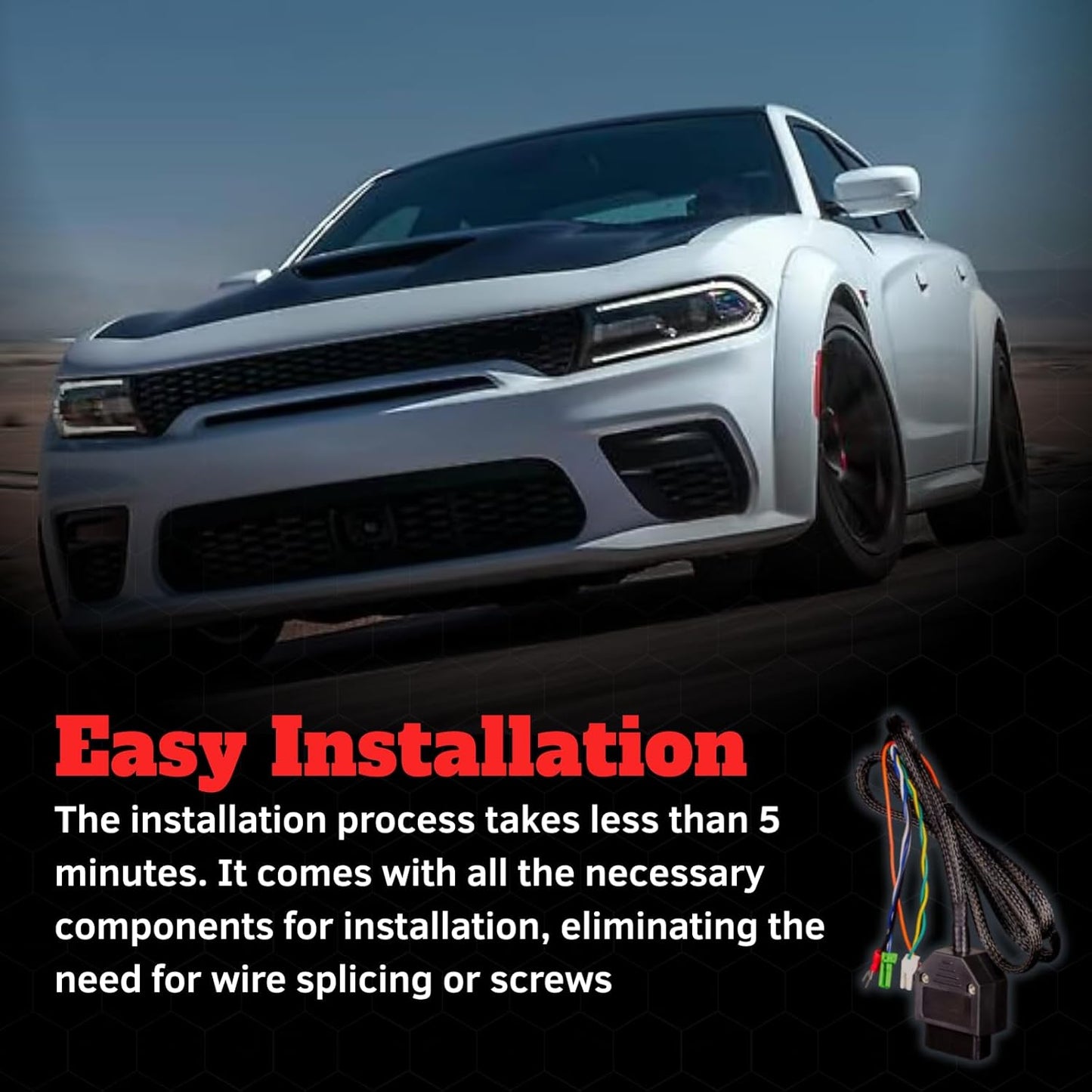 Z Automotive Double Bypass fits 2018-2023 Dodge Charger, Challenger & Chrysler 300 | OBD2 Plug-In Device | Trunk Mount Security Gateway Bypass | Easy Installation