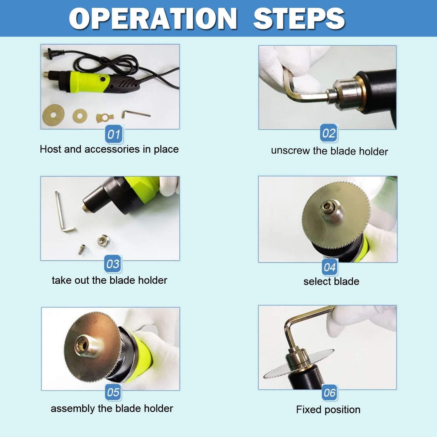 Cast Removal Saw, Orthopedic Cast Cutter, Medical Electric Plaster Cutting Saw Oscillating Speed Adjustable for Tearing Polymeric Materials 110V 12500rpm/min (  ）