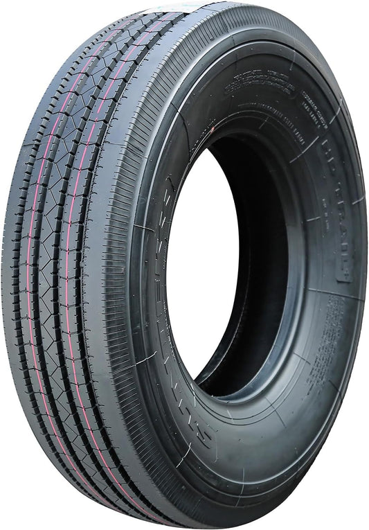 Suntek HD Trail + All Steel Heavy Duty Premium Trailer Radial Tire-ST235/80R16 235/80/16 235/80-16 130/126M Load Range H LRH 16-Ply BSW Black Side Wall