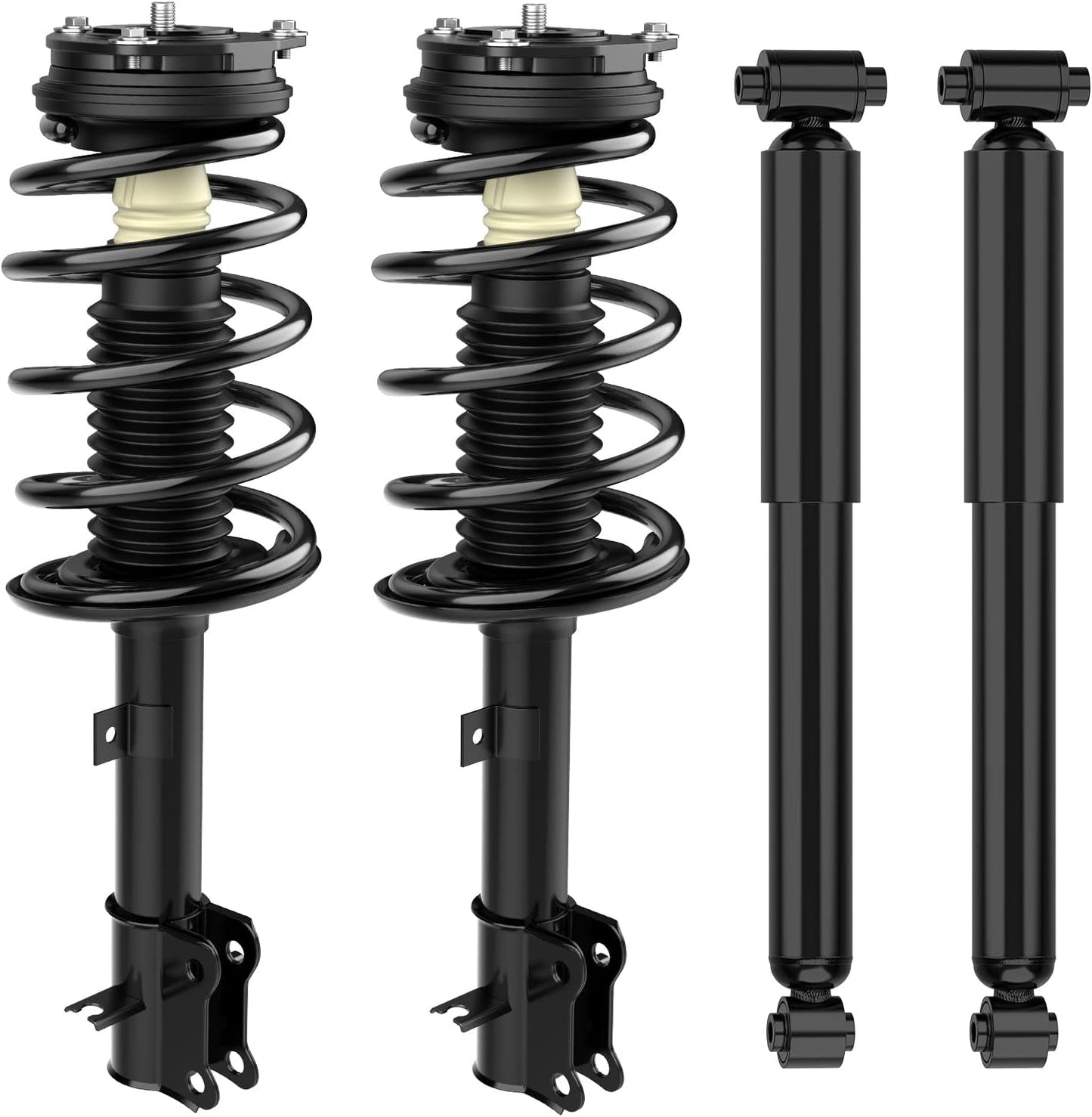 YITAMOTOR Front Complete strut Quick Struts Rear Shocks Assembly Compatible with 2014-2019 Sentra