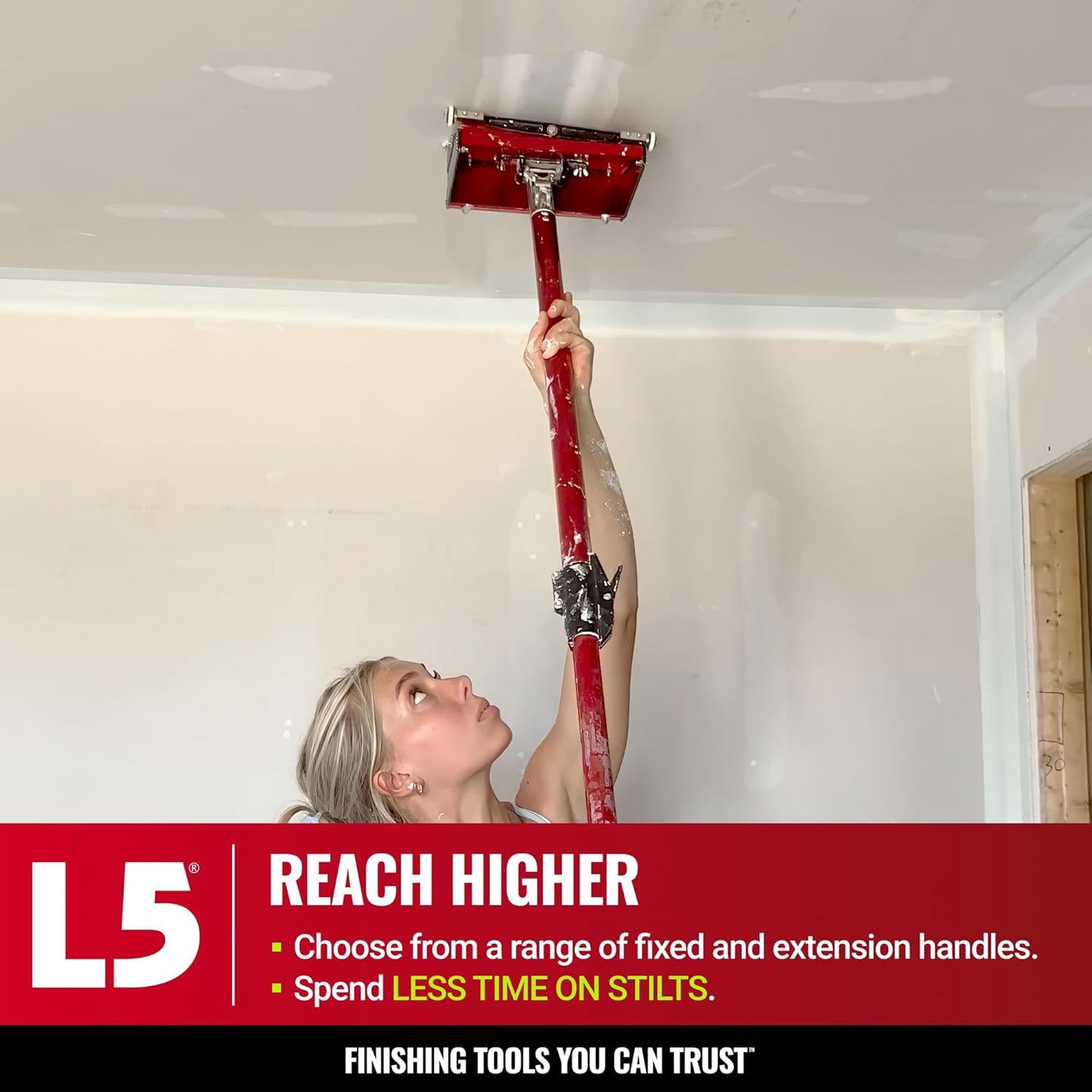 10-Inch Flat Box - LEVEL5 | Pro-Grade | Quick Clean | Drywall Sheetrock Gyprock Wallboard Finishing | 4-765