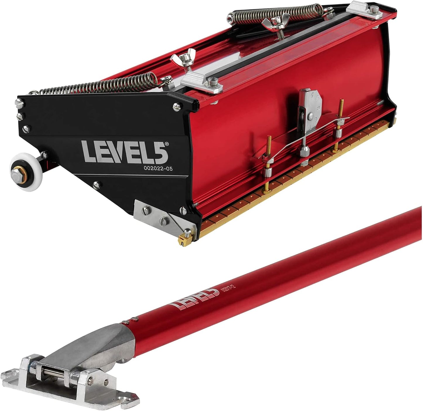 10-Inch Flat Box - LEVEL5 | Pro-Grade | Quick Clean | Drywall Sheetrock Gyprock Wallboard Finishing | 4-765