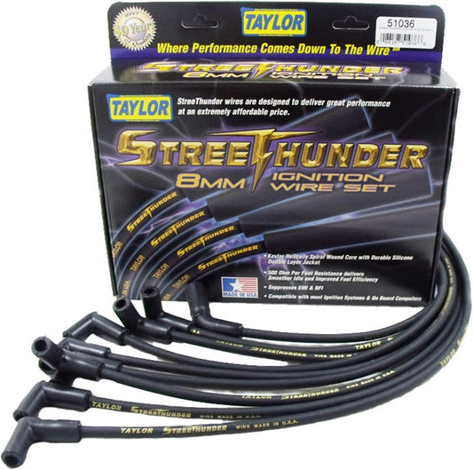 Taylor Cable 51036 Ignition Wire Set, 1 Pack, Black