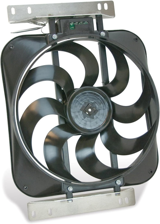 674 S-blade Engine Cooling Fan with Controls , Black