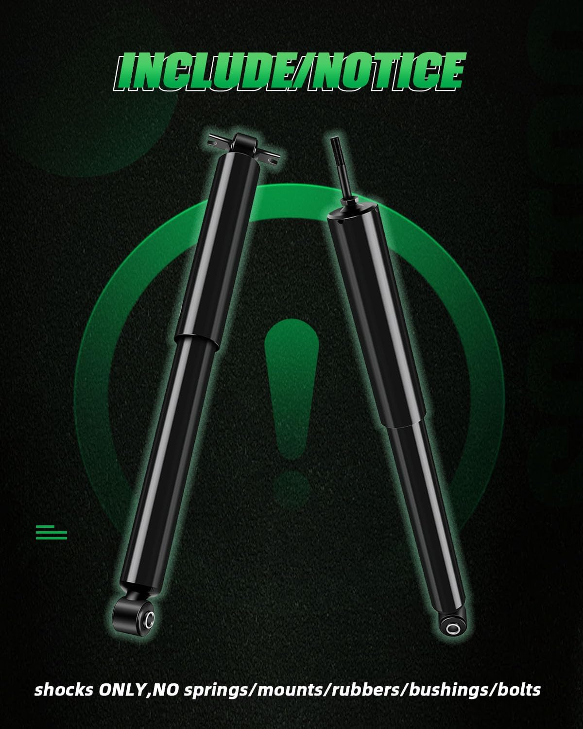 Shocks Absorbers,SCITOO Front Rear Gas Struts Shock Absorber Fit for 2007 2008 2009 2010 for Jeep Wrangler 349071 37285 349069 37287 Set of 4