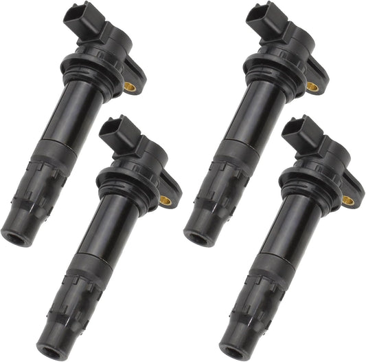 Caltric 4 Sets of Ignition Coils Compatible with Yamaha Vx1100 Vx-1100 Waverunner Vx 1100 Deluxe 2005-2007