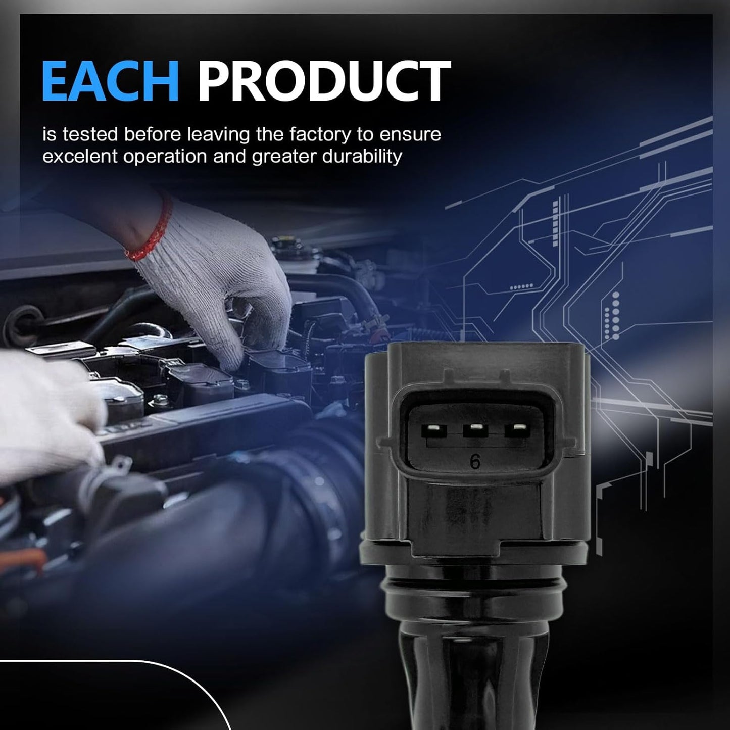 Set of 4 Ignition Coil Pack 2007 2008 2009 2010 2011 2012 Replacement for Nissan Altima Versa Sentra Cube Rogue Frontier 2013 2014 2015 Infiniti M56 FX50 QX60 QX70 2.5L 2.0L 1.8L Replace# UF549