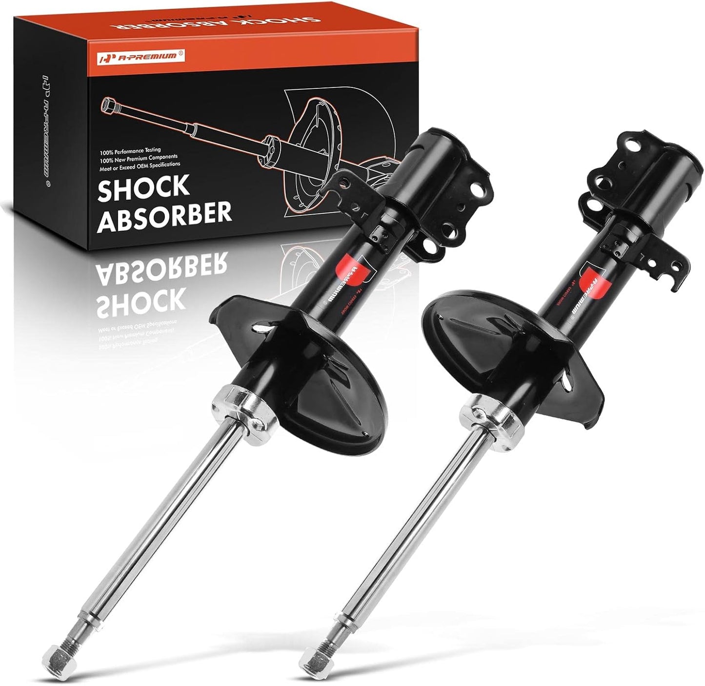 A-Premium Front Complete Strut w/Coil Spring Assembly Shock Absorber Compatible with Toyota Corolla 2003-2008