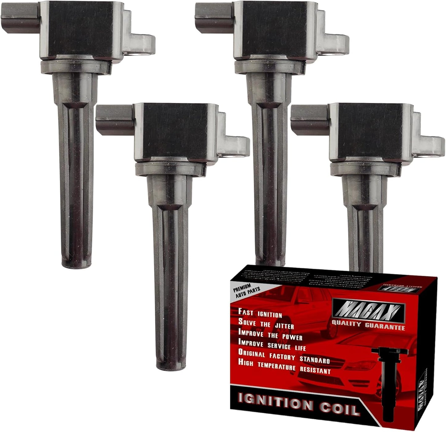 Set of 6 Ignition Coils Pack Compatible with 2007-2017 Nissan Infiniti Maxima Quest Pathfinder Murano Altima Q50 QX60 FX35 3.5L V6 UF550