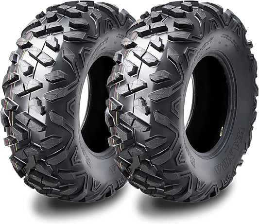 WANDA 2 26x9R12 Radial ATV Front Tire Set for 10-14 Polaris Ranger 800 Crew/HD/XP