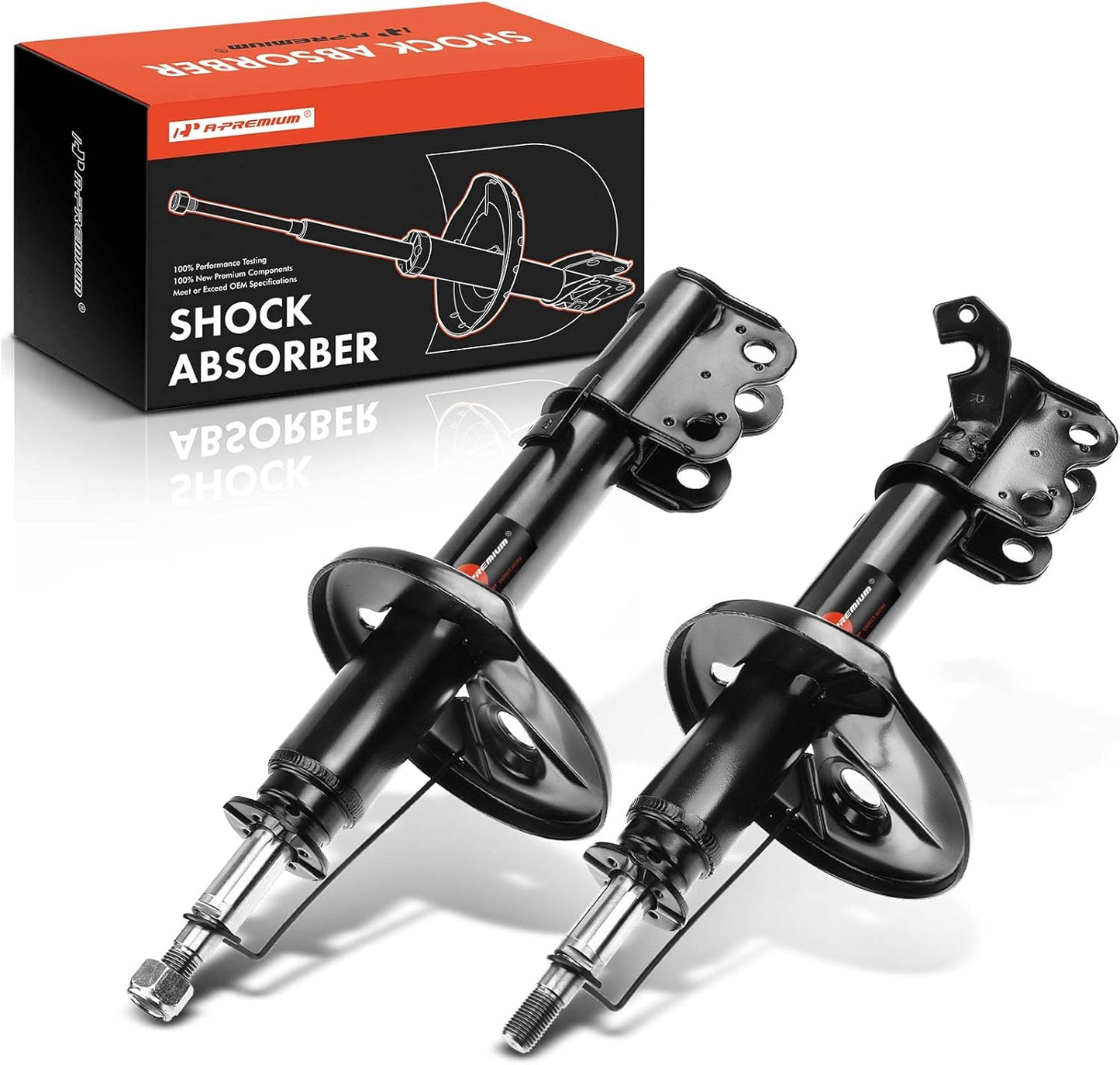 A-Premium Front Complete Strut w/Coil Spring Assembly Shock Absorber Compatible with Toyota Corolla 2003-2008