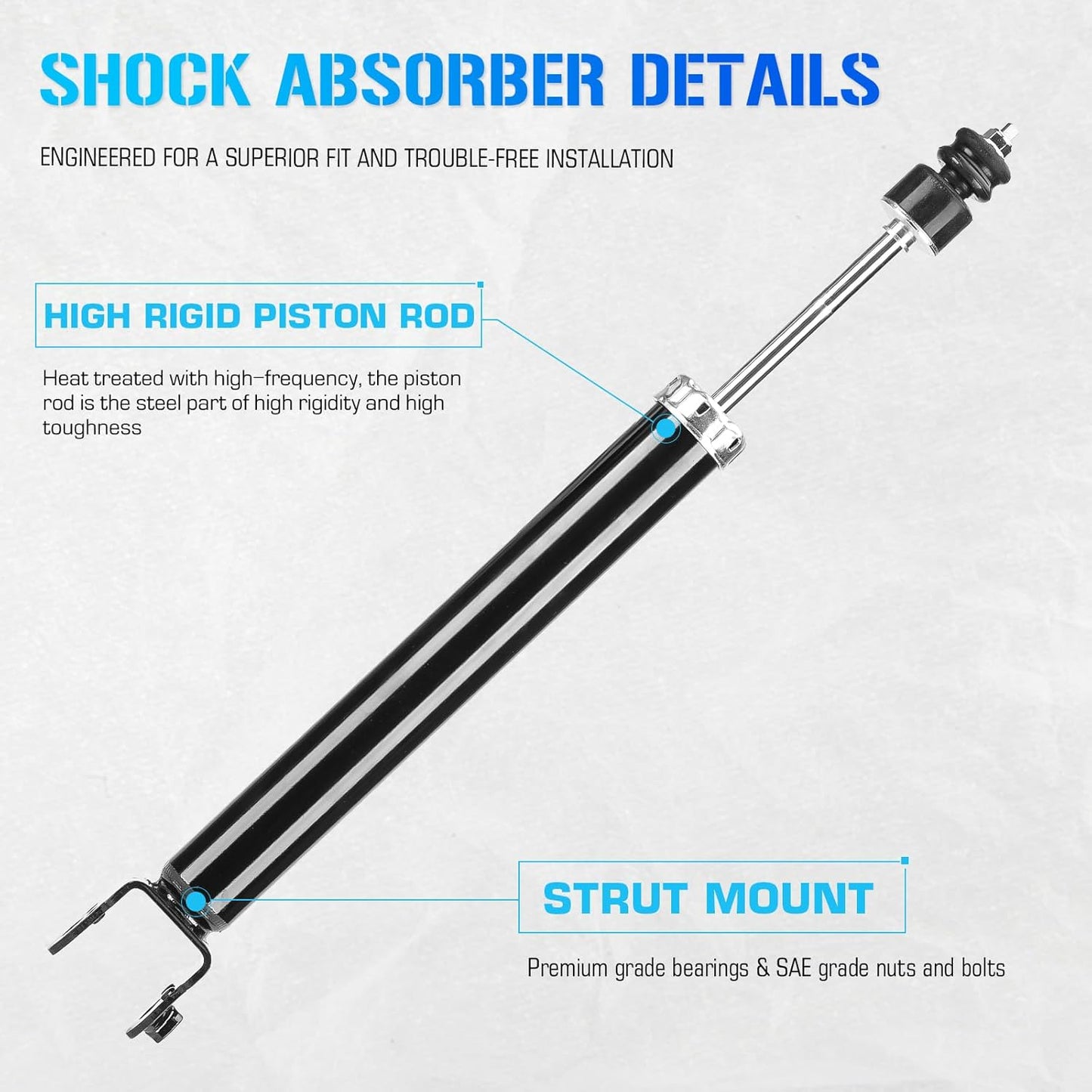 349075 5637 Rear Struts for 2007-2018 Nissan Altima (Exc. Hybrid), Shock Absorbers Assembly Suspensions 2008 2009 2010 2011 2012 2013 2014 2015 2016 2017