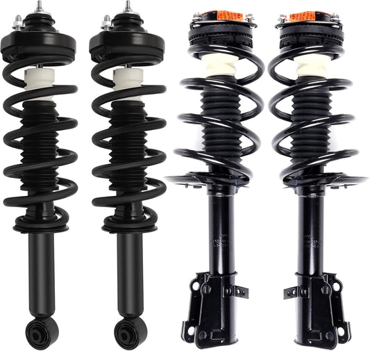 ASAPE 4PCS Front Rear Complete Struts Assembly w/Coil Spring Fit for Dodge Journey 2011 2012 2013 2014 2015 2016 2017 2018 2019 Replace OE 172509 172510, 172896 272896