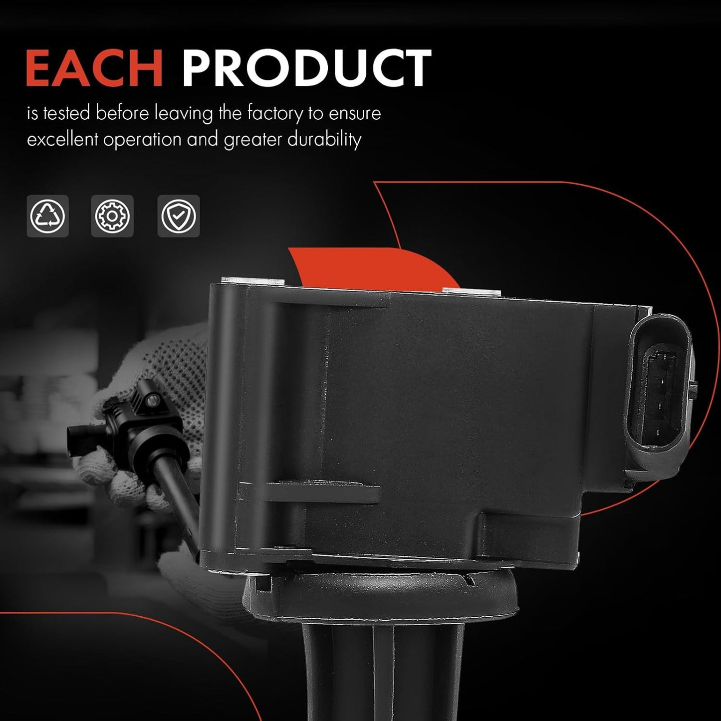A-Premium Engine Ignition Coil Pack Compatible with GMC Acadia 2020-2021 & Chevrolet Blazer 2020-2021 & Cadillac XT4 2019-2021, CT6 2019, CT5 2020-2021, CT4 2020-2021, 2.0L, 4-PC Set