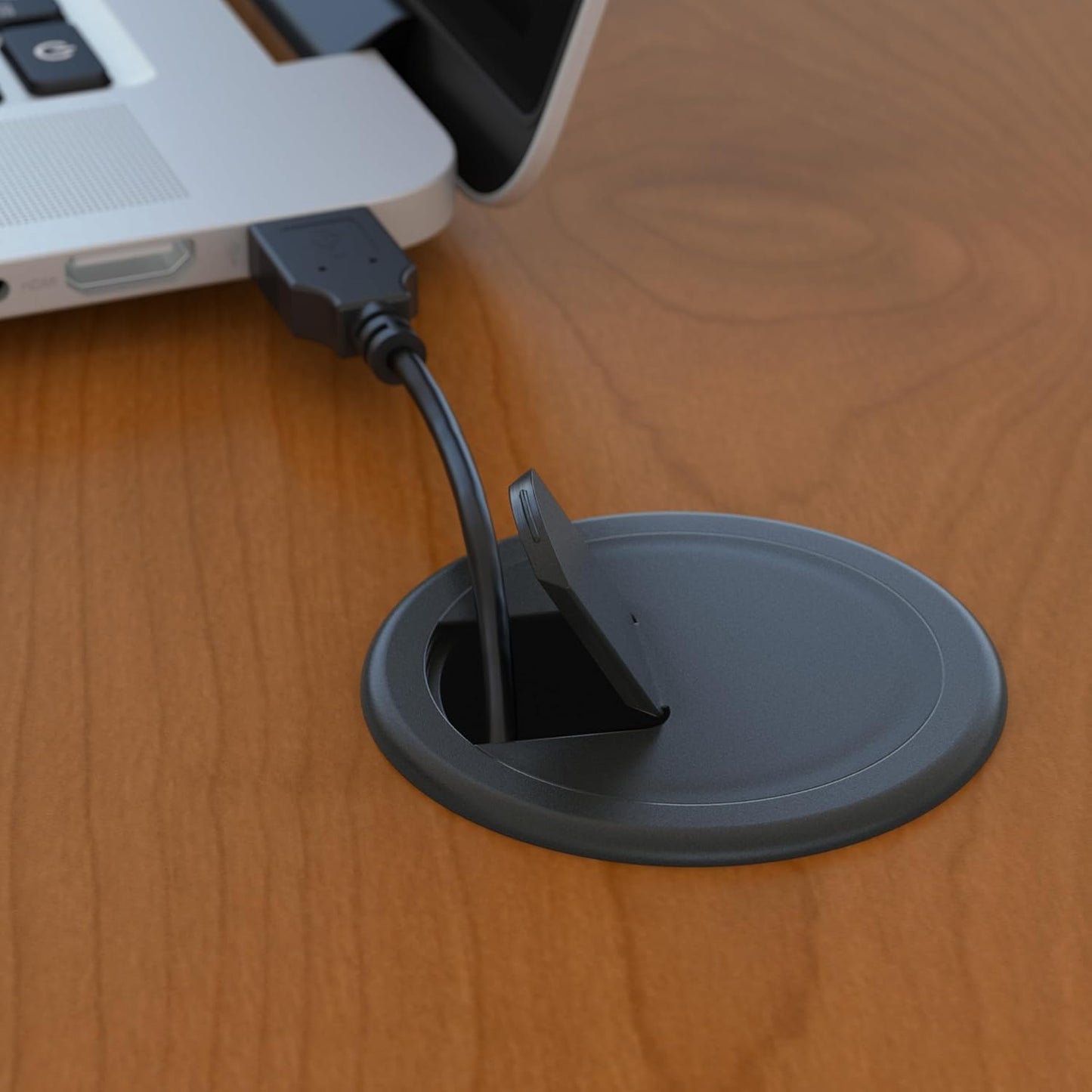 Bush Business Furniture Series C Office Desk, Large Computer Table for Home and Professional Workplace, 72W x 30D, Natural Cherry