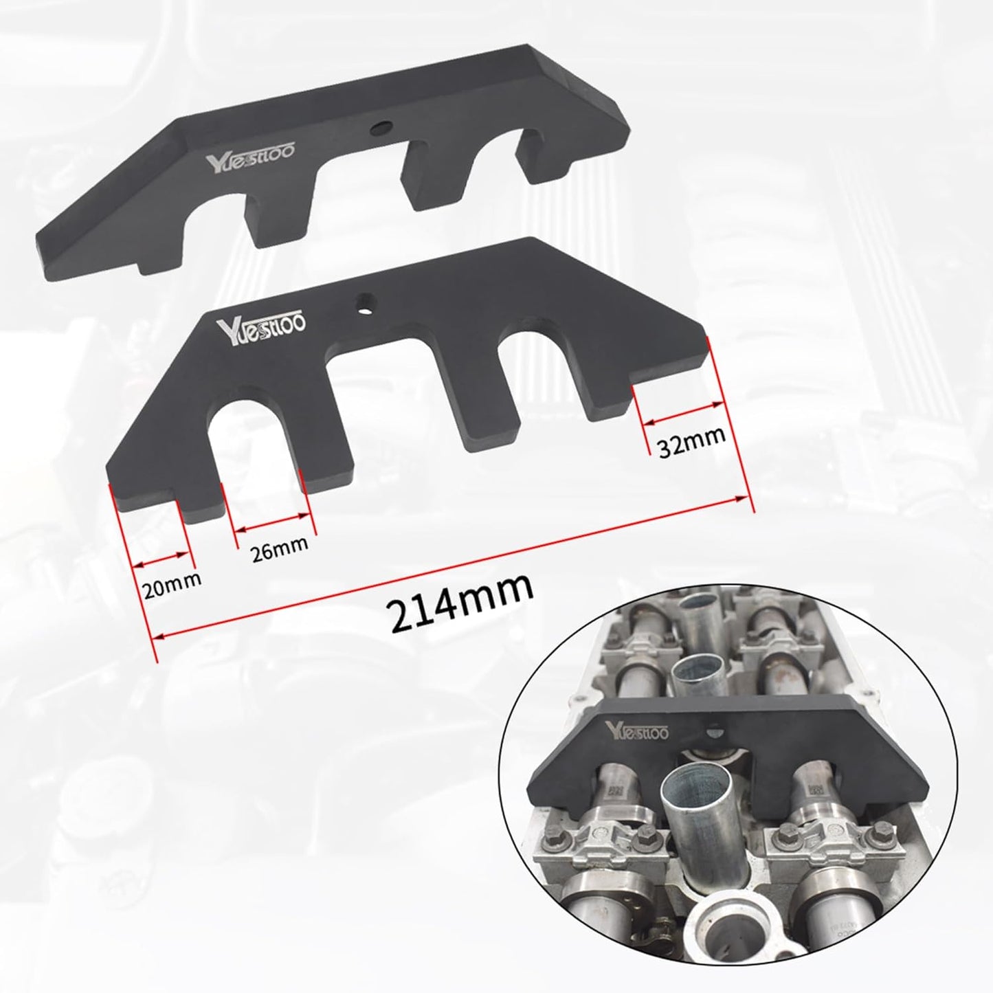 3PC Camshaft Holding Timing Tool & Crankshaft Positioning Tool, Compatible with Ford F150 Mustang 5.0 Coyote V8 Engine 2018-2023, Compatible with Gen 3 5.0 Coyote Engine, 303-448