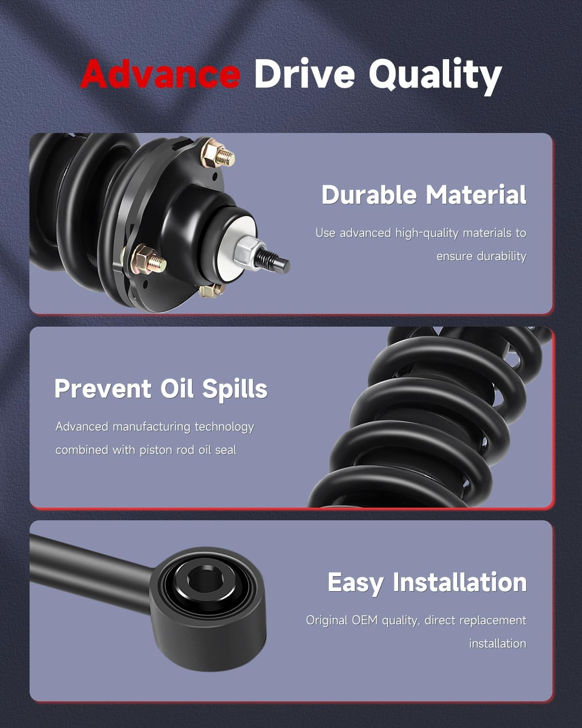 Complete Struts Shock Absorbers Fits for 2003-2020 for Toyota 4Runner,2007-2014 for Toyota FJ Cruiser,2005-2015 for Toyota Tacoma cciyu 171371L 171371R Quick Struts Assembly Front Pair Struts 4WD