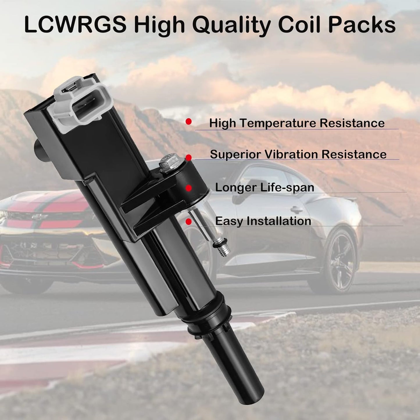Set of 3 Ignition Coil Packs Fits for 3.7 V6 Jeep Liberty Cherokee Commander Grand Cherokee Dodge Nitro Ram 1500 Dakota Durango 2009 2010 2011 2012 Coils Replaces# UF640