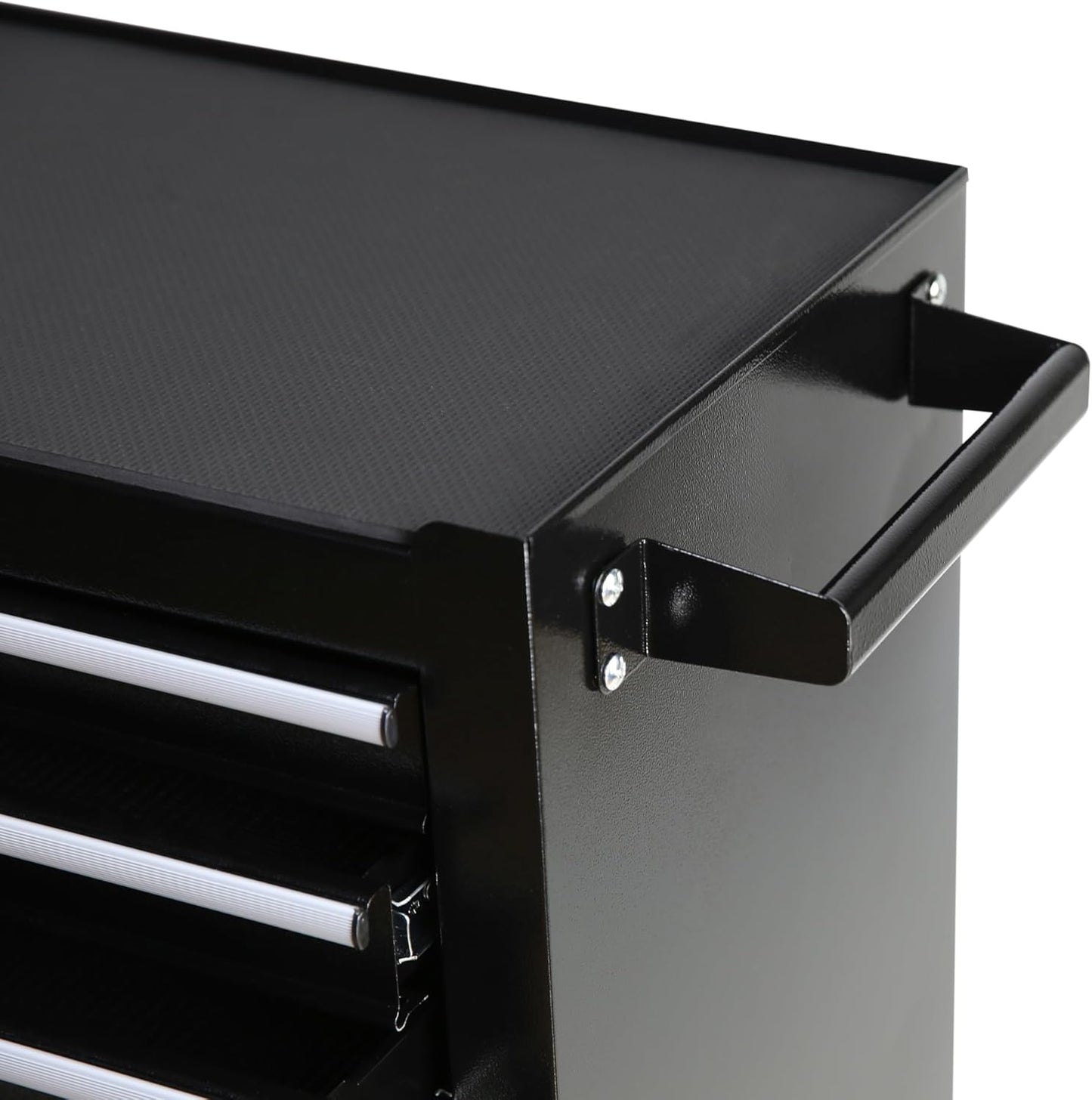7 Drawers Rolling Tool Chest with Wheels, Portable Rolling Tool Box on Wheels, Tool Chest Organizer for Garage, Workshop, Home Crafts Use (Black-7 Drawers)