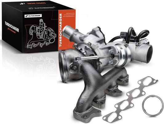 A-Premium Complete Turbo Turbocharger with Gasket Kit Compatible with Chevy Chevrolet Cruze 2011-2015 & Sonic 2012-2020 & Trax 2013-2021 & Buick Encore 2013-2021 1.4L Replace# 55565353