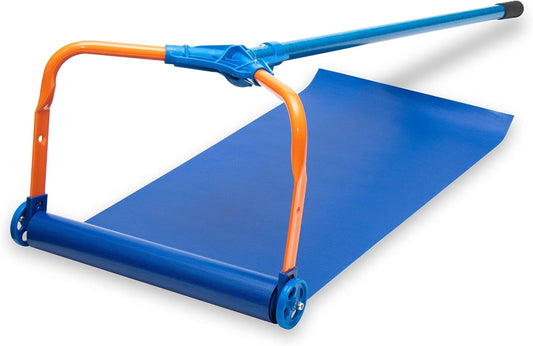 Avalanche! AVA750, Easy and Quick Snow Roof Rake for Snow Removal, Heavy-Duty Slide, Cut and Tear Resistant, Built-in Wheels Prevent Damage, Made in The USA, AVA750